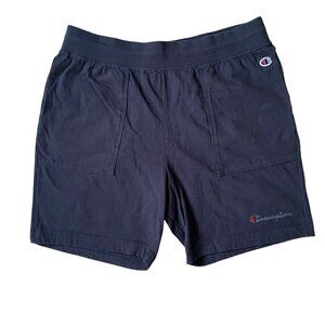 Champion men's XL dark blue casual activewear shorts with drawstring waist